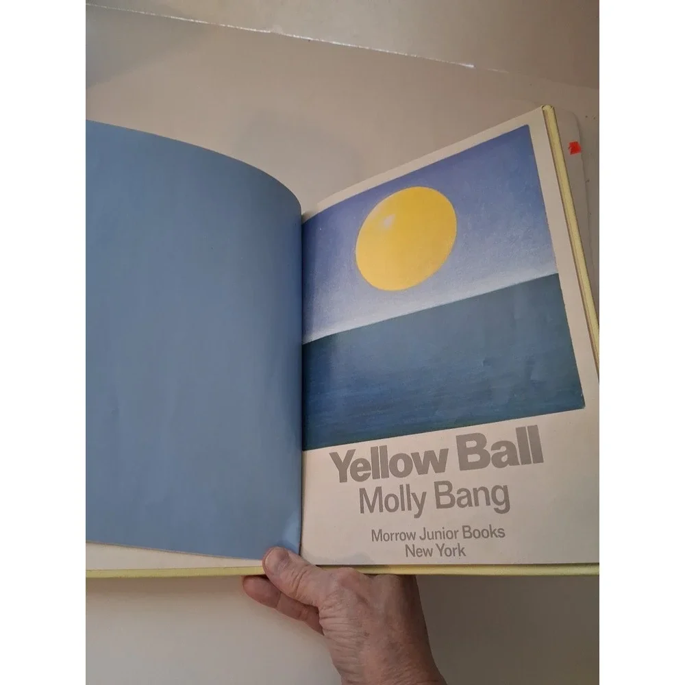 Yellow Ball Molly Bang 1991 Hardcover Book 1st Edition Hard to Find